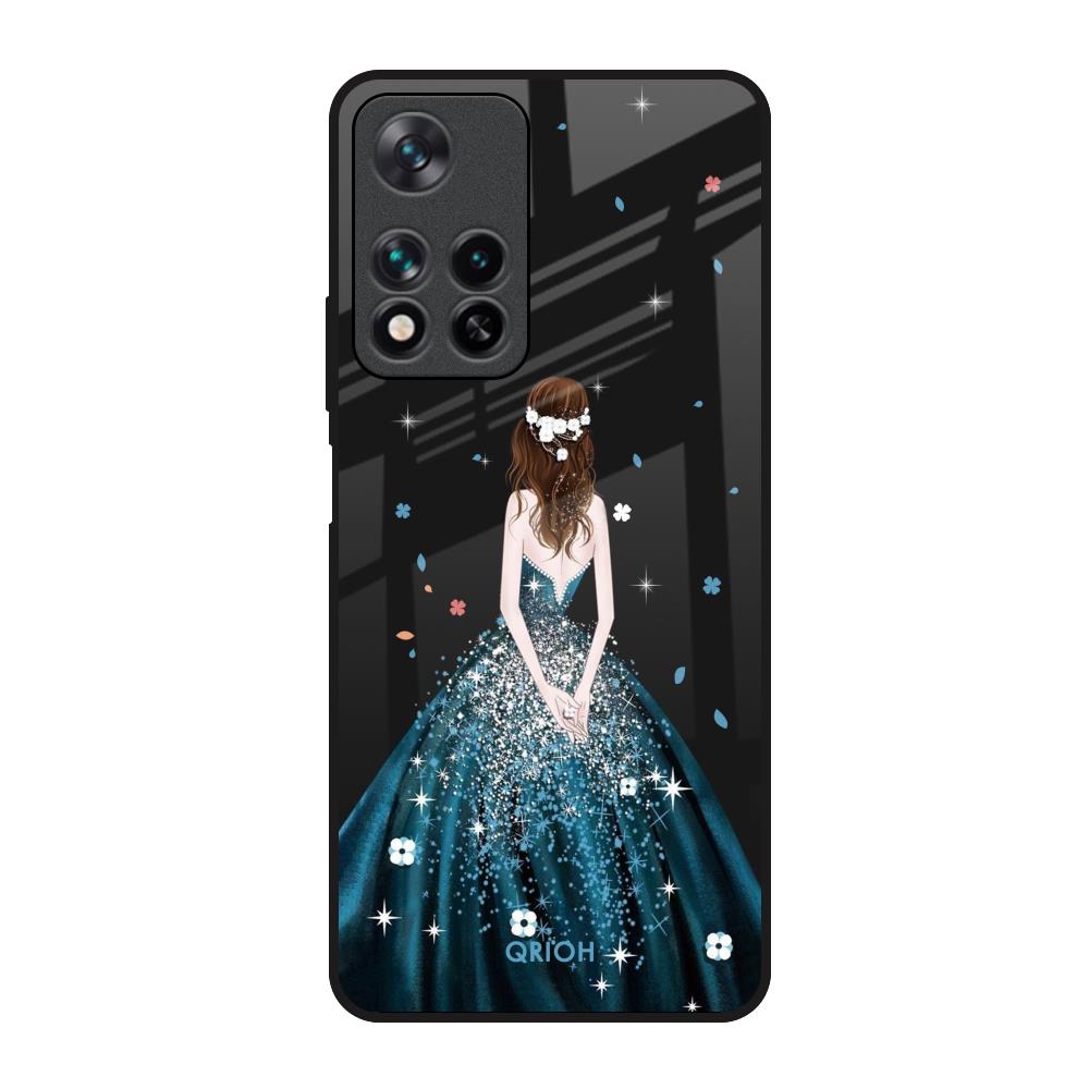 Queen Of Fashion Redmi Note 11 Pro 5G Glass Back Cover Online