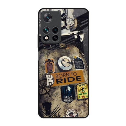 Ride Mode On Redmi Note 11 Pro 5G Glass Back Cover Online