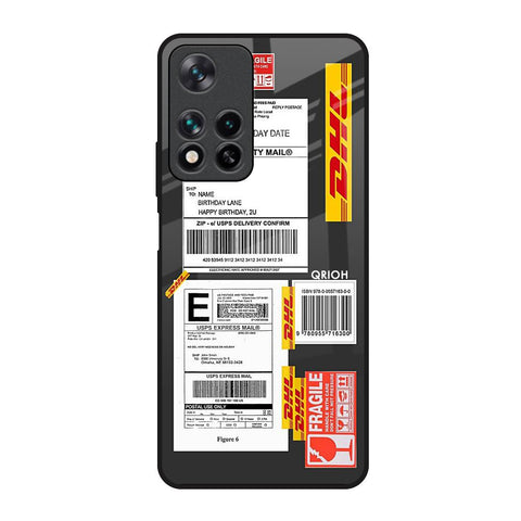 Cool Barcode Label Redmi Note 11 Pro 5G Glass Back Cover Online
