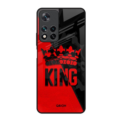 I Am A King Redmi Note 11 Pro 5G Glass Back Cover Online