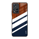 Bold Stripes Redmi Note 11 Pro 5G Glass Back Cover Online