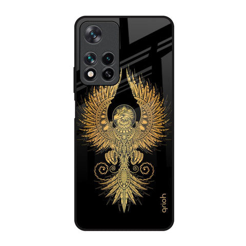 Mythical Phoenix Art Redmi Note 11 Pro 5G Glass Back Cover Online