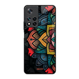 Retro Gorgeous Flower Redmi Note 11 Pro 5G Glass Back Cover Online