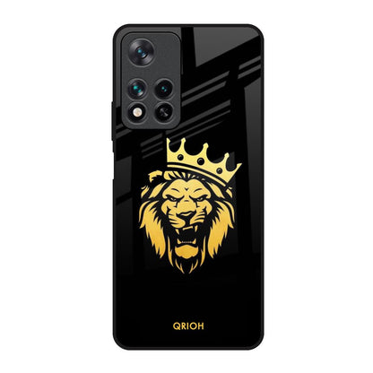 Lion The King Redmi Note 11 Pro 5G Glass Back Cover Online