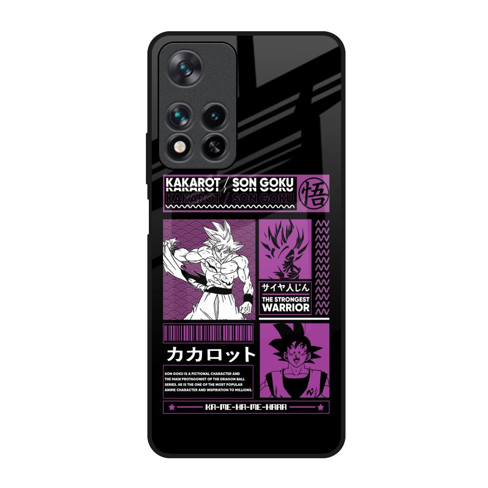 Strongest Warrior Redmi Note 11 Pro 5G Glass Back Cover Online