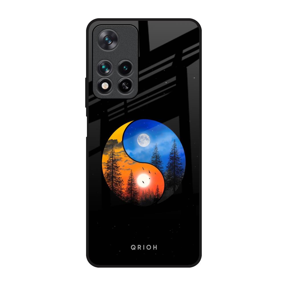 Yin Yang Balance Redmi Note 11 Pro 5G Glass Back Cover Online