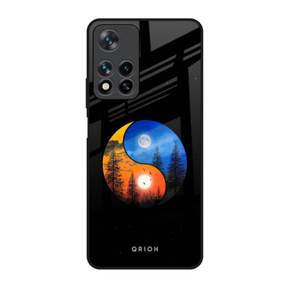 Yin Yang Balance Redmi Note 11 Pro 5G Glass Back Cover Online