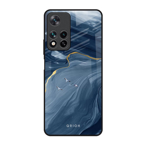 Deep Ocean Marble Redmi Note 11 Pro 5G Glass Back Cover Online