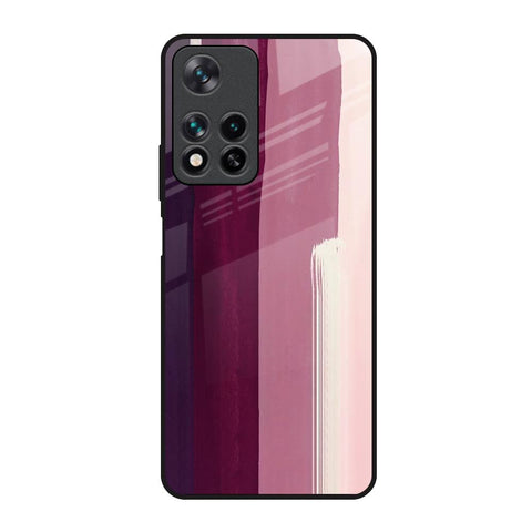 Brush Stroke Art Redmi Note 11 Pro 5G Glass Back Cover Online