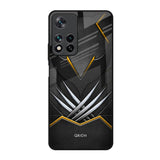 Black Warrior Redmi Note 11 Pro 5G Glass Back Cover Online