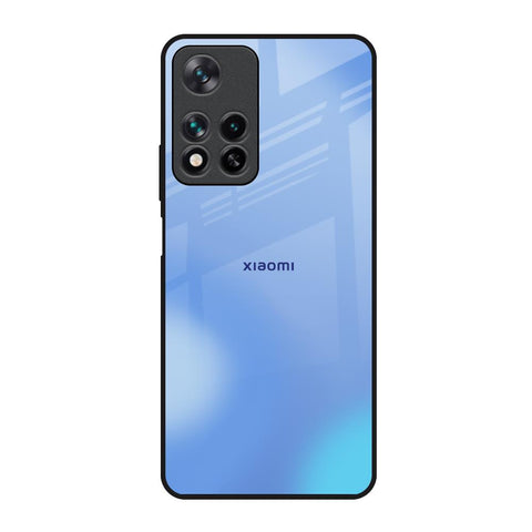 Vibrant Blue Texture Redmi Note 11 Pro 5G Glass Back Cover Online