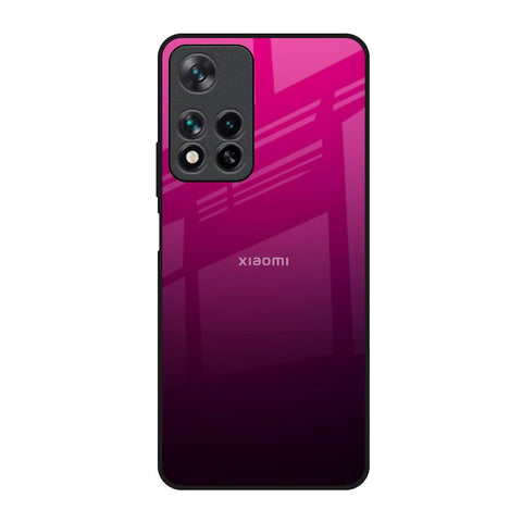 Purple Ombre Pattern Redmi Note 11 Pro 5G Glass Back Cover Online