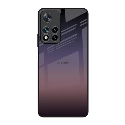 Grey Ombre Redmi Note 11 Pro 5G Glass Back Cover Online