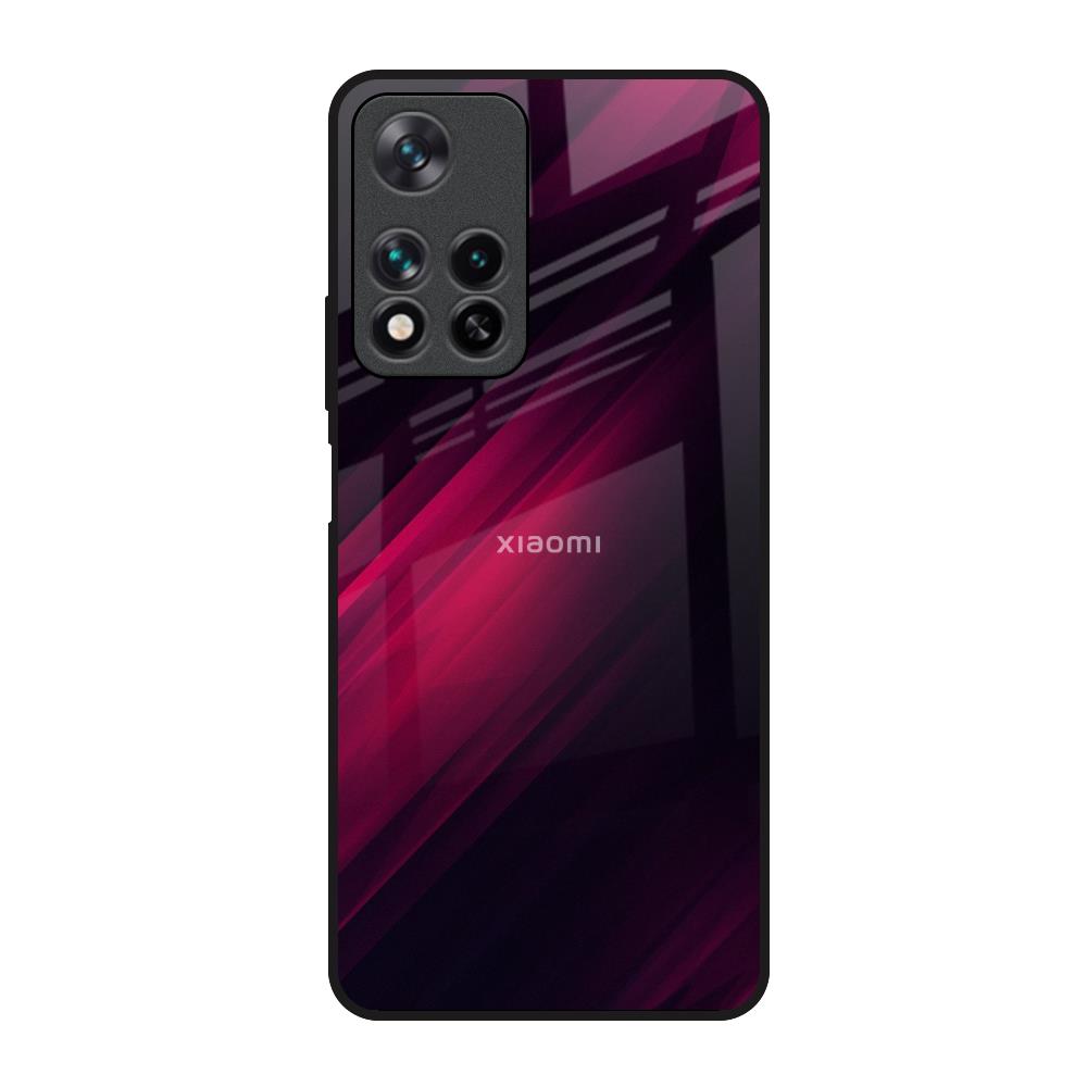 Razor Black Redmi Note 11 Pro 5G Glass Back Cover Online