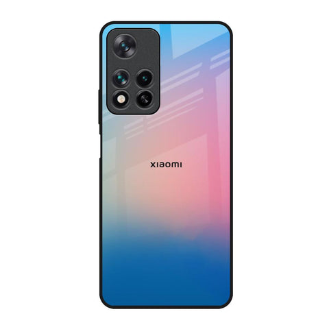 Blue & Pink Ombre Redmi Note 11 Pro 5G Glass Back Cover Online