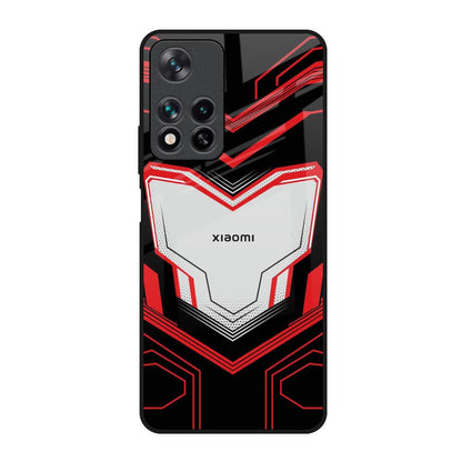 Quantum Suit Redmi Note 11 Pro 5G Glass Back Cover Online