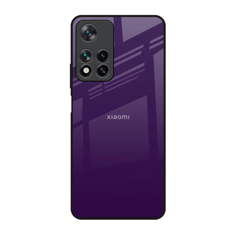 Dark Purple Redmi Note 11 Pro 5G Glass Back Cover Online
