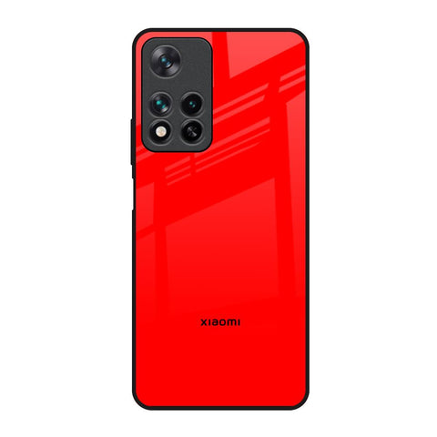 Blood Red Redmi Note 11 Pro 5G Glass Back Cover Online