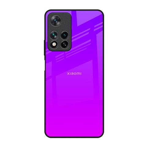 Purple Pink Redmi Note 11 Pro 5G Glass Back Cover Online