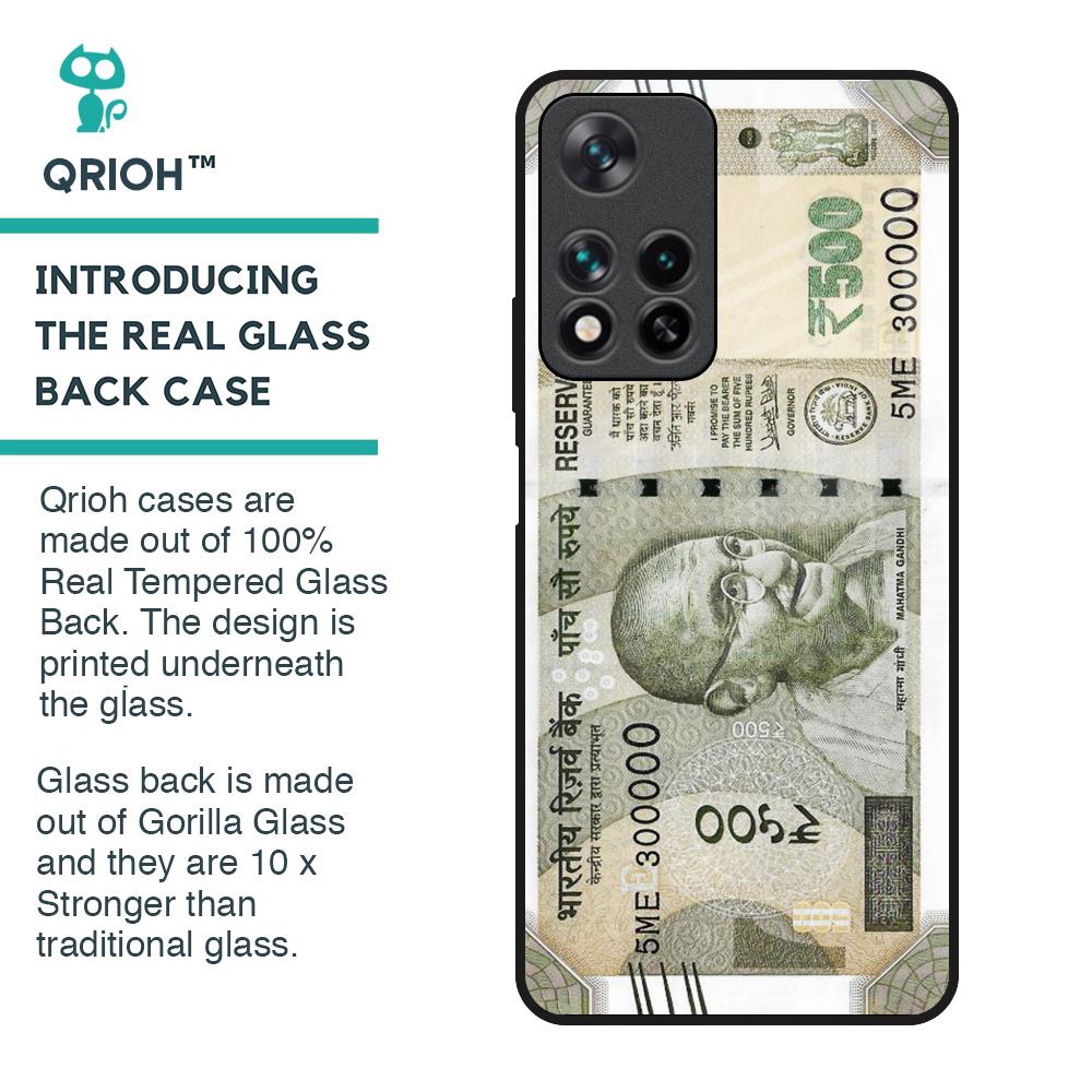Cash Mantra Glass Case for Redmi Note 11 Pro 5G