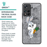 Cute Baby Bunny Glass Case for Redmi Note 11 Pro 5G
