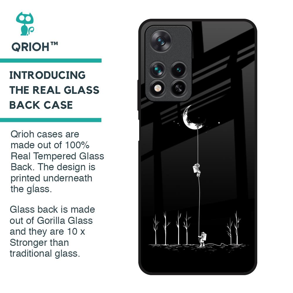 Catch the Moon Glass Case for Redmi Note 11 Pro 5G