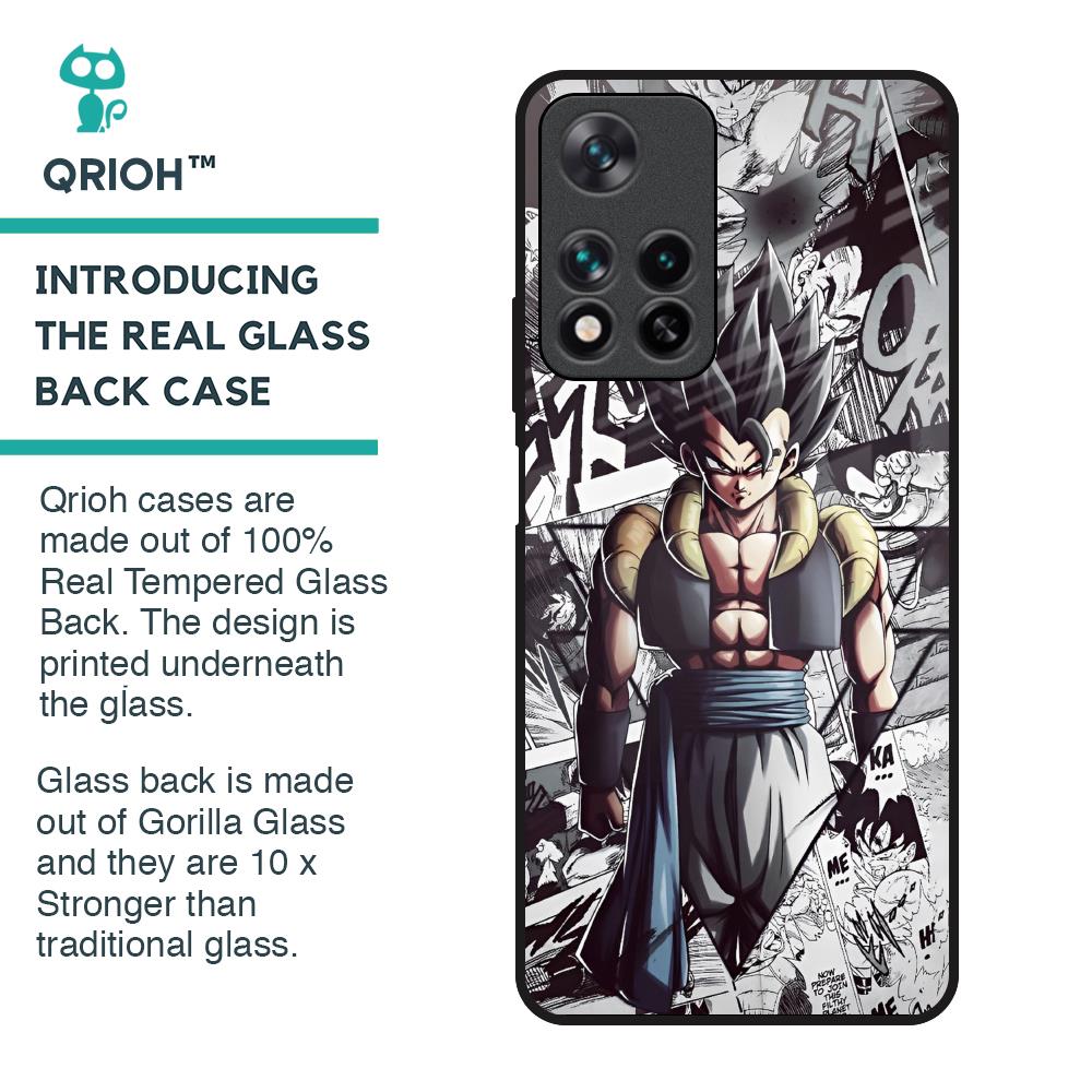 Dragon Anime Art Glass Case for Redmi Note 11 Pro 5G