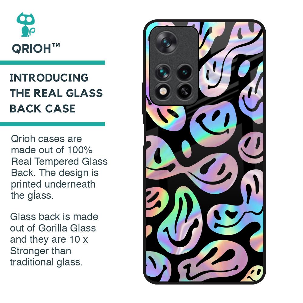 Acid Smile Glass Case for Redmi Note 11 Pro 5G