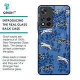 Blue Cheetah Glass Case for Redmi Note 11 Pro 5G