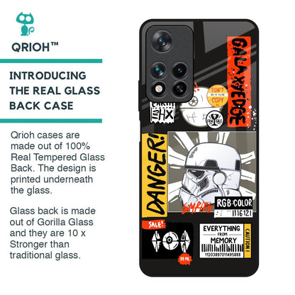 Galaxy Edge Glass Case for Redmi Note 11 Pro 5G