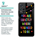 Magical Words Glass Case for Redmi Note 11 Pro 5G