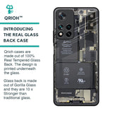 Skeleton Inside Glass Case for Redmi Note 11 Pro 5G