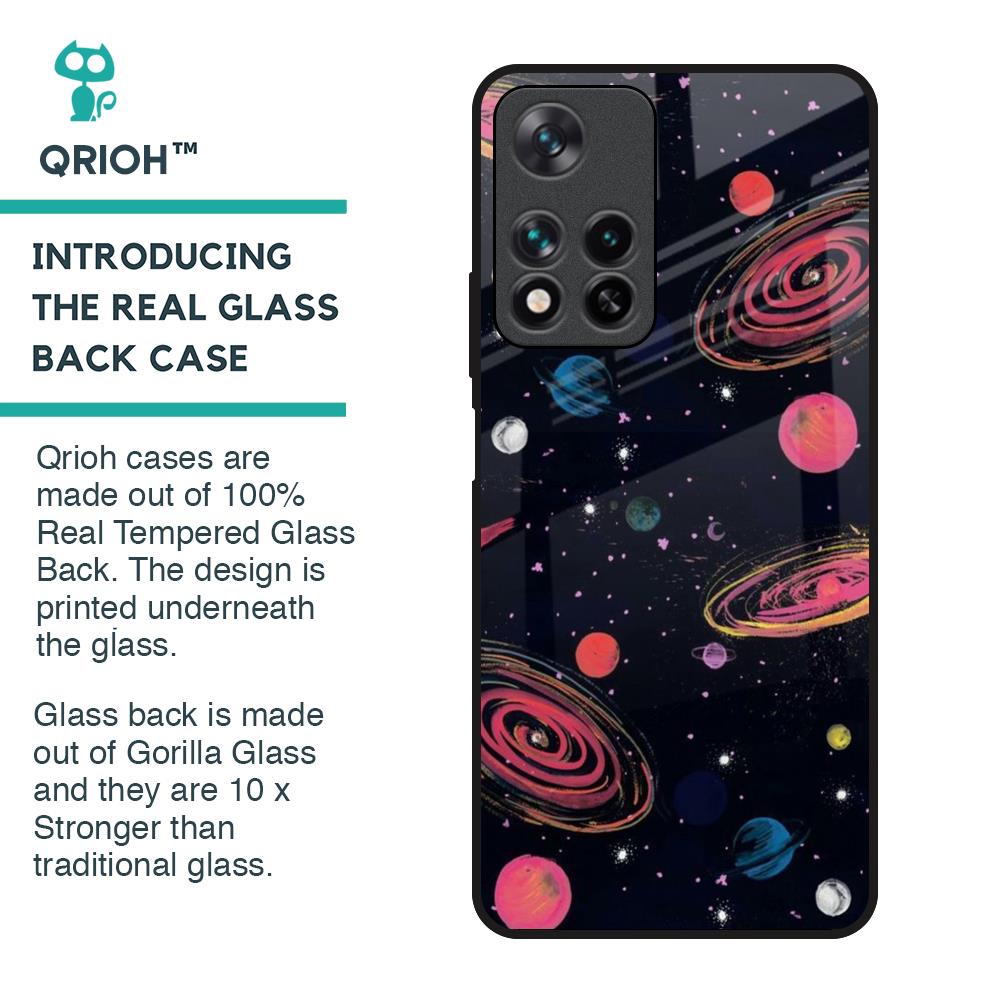 Galaxy In Dream Glass Case For Redmi Note 11 Pro 5G