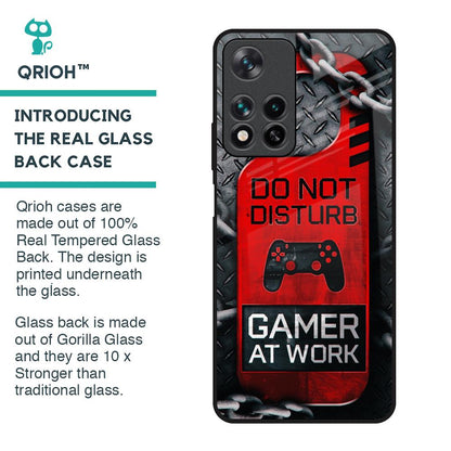 Do No Disturb Glass Case For Redmi Note 11 Pro 5G