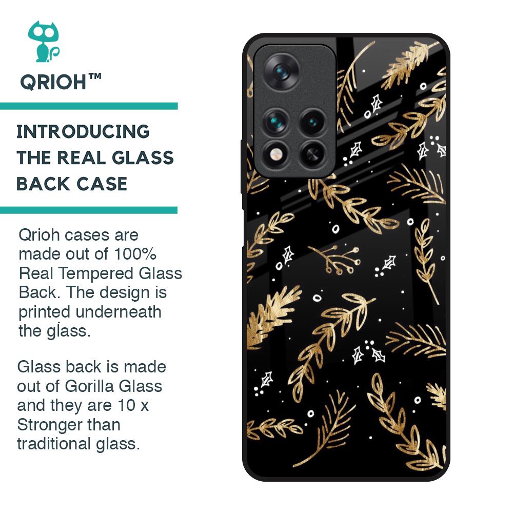 Autumn Leaves Glass Case for Redmi Note 11 Pro 5G