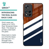 Bold Stripes Glass Case for Redmi Note 11 Pro 5G