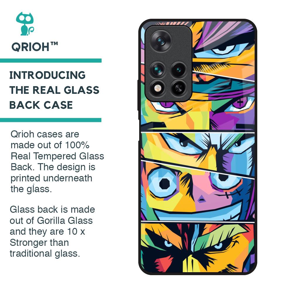 Anime Legends Glass Case for Redmi Note 11 Pro 5G