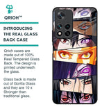 Anime Eyes Glass Case for Redmi Note 11 Pro 5G