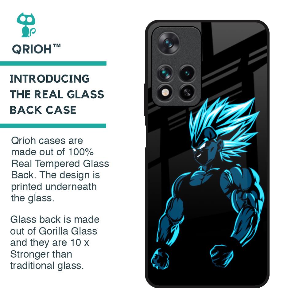 Pumped Up Anime Glass Case for Redmi Note 11 Pro 5G