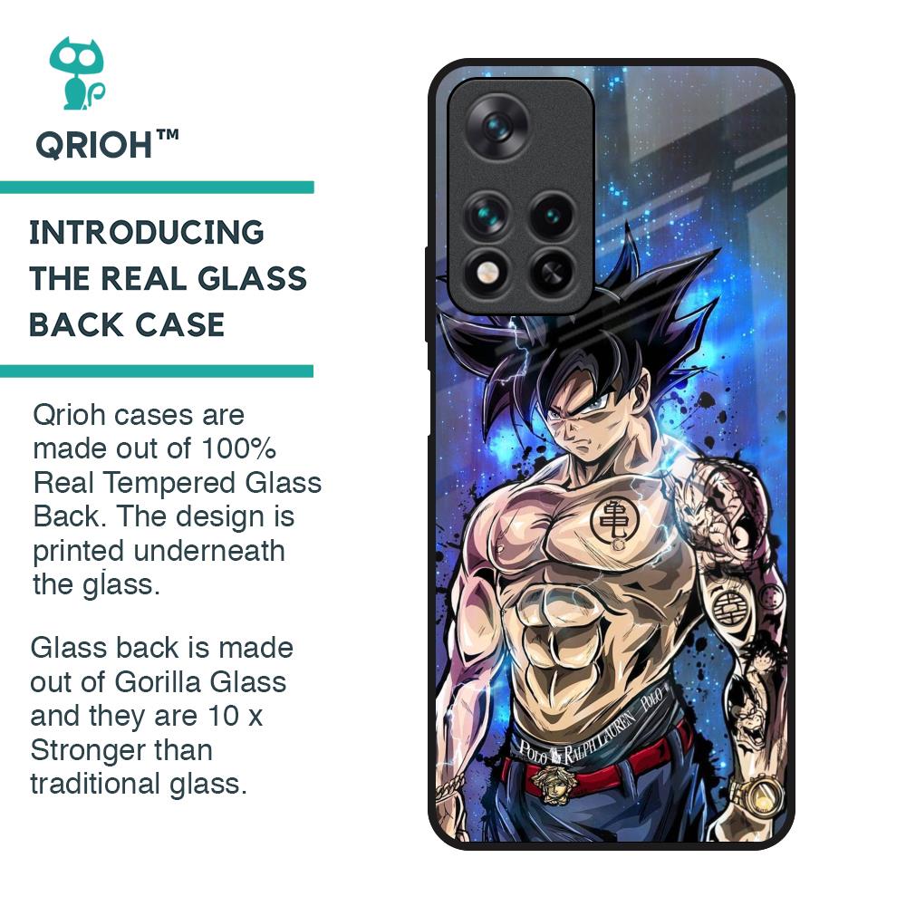 Branded Anime Glass Case for Redmi Note 11 Pro 5G