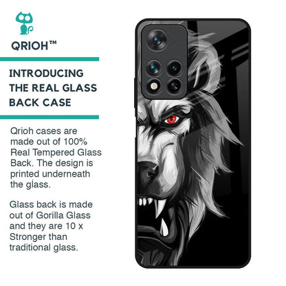 Wild Lion Glass Case for Redmi Note 11 Pro 5G