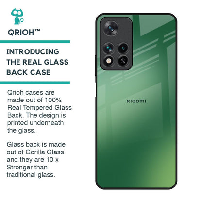 Green Grunge Texture Glass Case for Redmi Note 11 Pro 5G