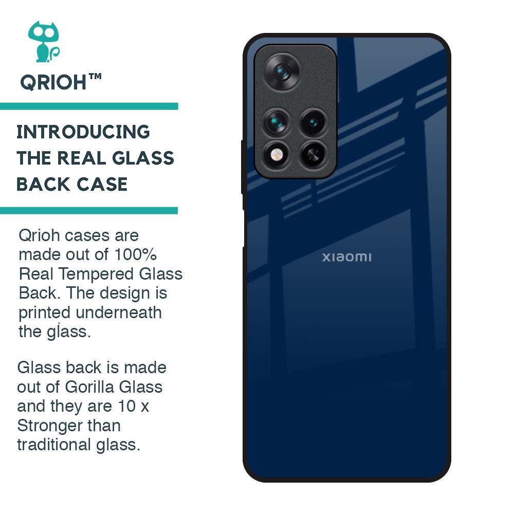 Royal Navy Glass Case for Redmi Note 11 Pro 5G