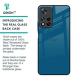 Cobalt Blue Glass Case for Redmi Note 11 Pro 5G
