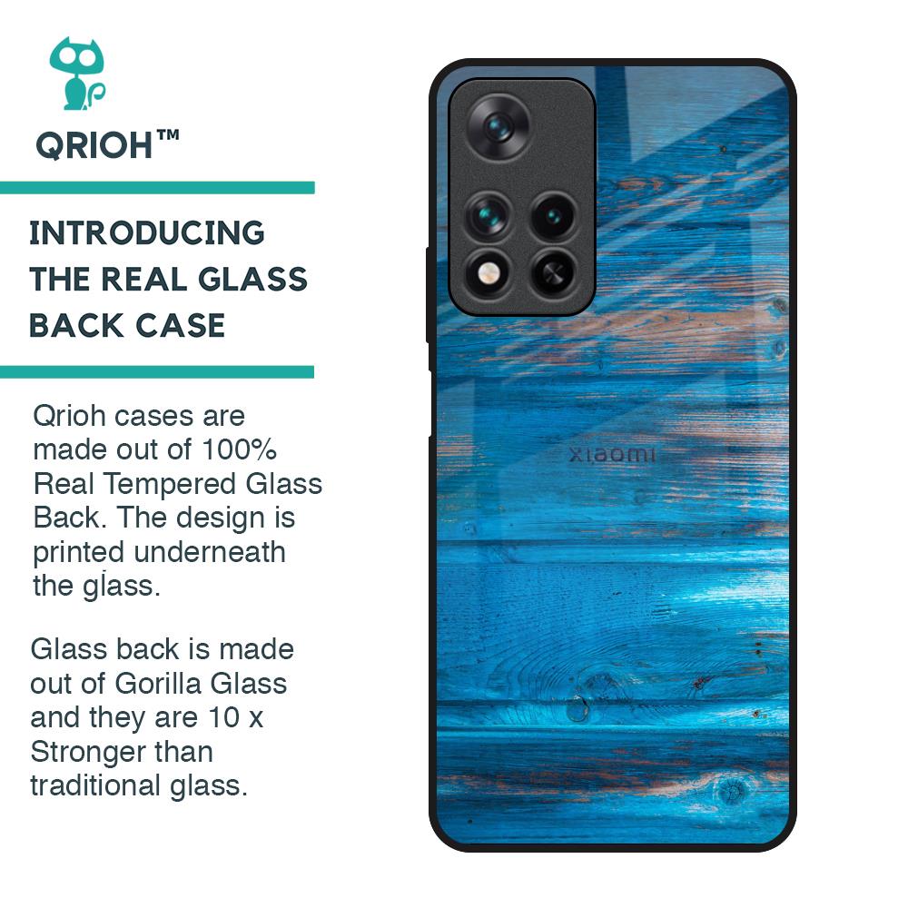 Patina Finish Glass case for Redmi Note 11 Pro 5G