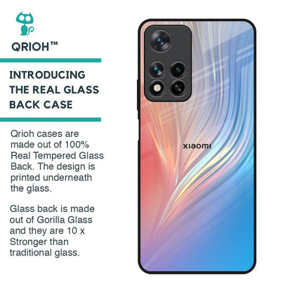 Mystic Aurora Glass Case for Redmi Note 11 Pro 5G