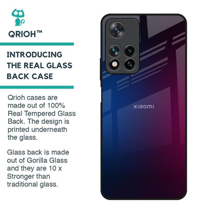Mix Gradient Shade Glass Case For Redmi Note 11 Pro 5G