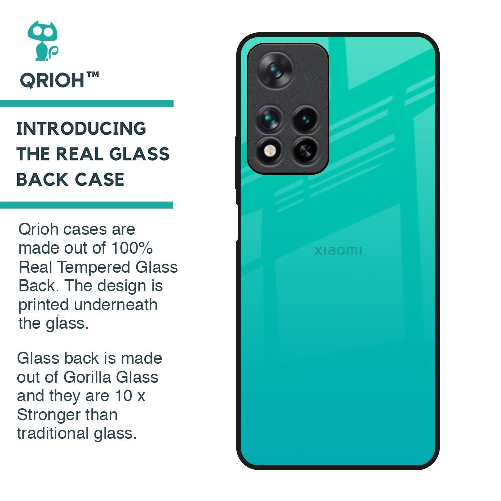 Cuba Blue Glass Case For Redmi Note 11 Pro 5G