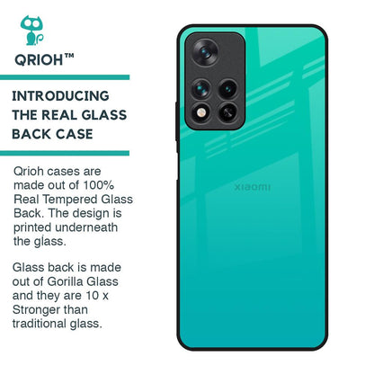 Cuba Blue Glass Case For Redmi Note 11 Pro 5G