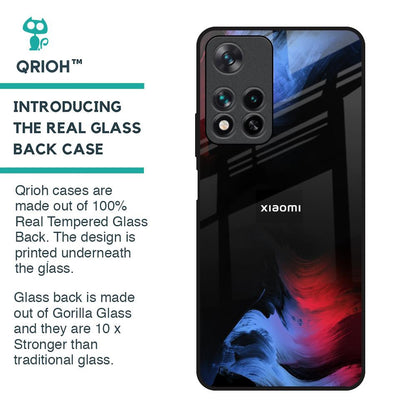 Fine Art Wave Glass Case for Redmi Note 11 Pro 5G